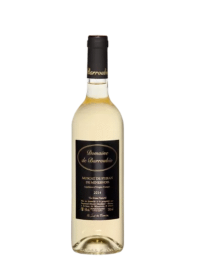 muscat étiquette noir domaine de barroubio