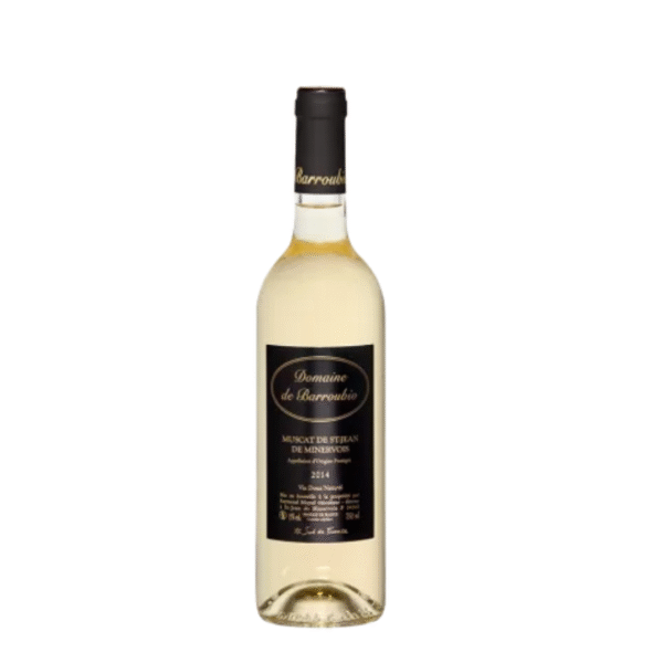 muscat étiquette noir domaine de barroubio